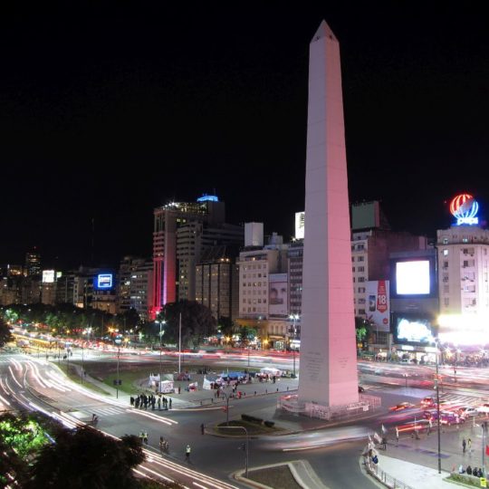 Night Cityscape in Buenos Aires